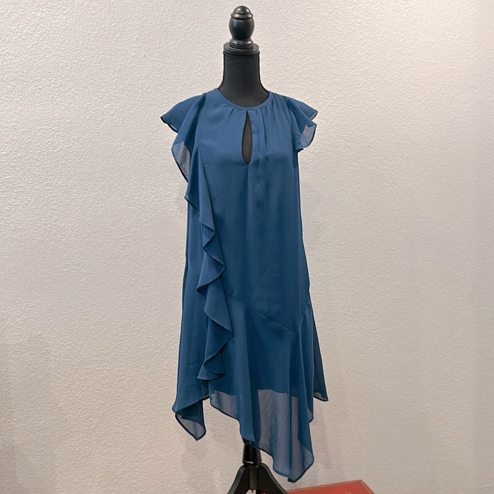 Parker ruffle tiered sleeveless dress.